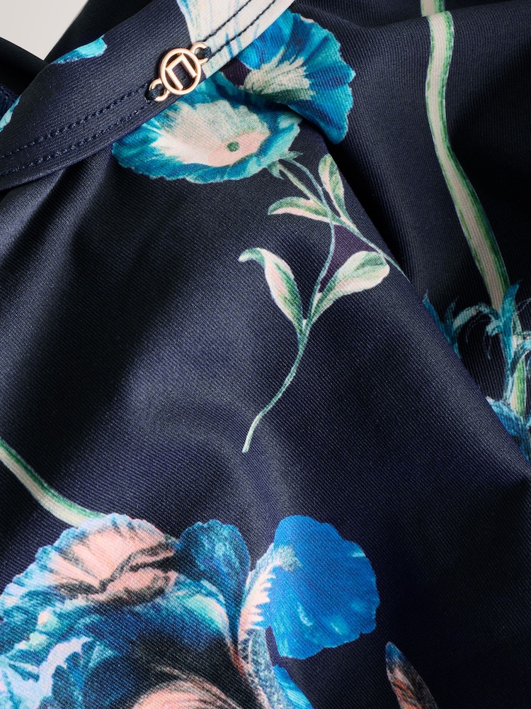 Colección Kew Floral Azul Marino - Bañador moldeador con control de abdomen - Imagen 9 de 9