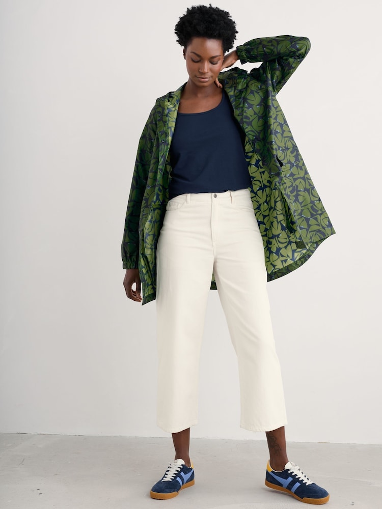 Seasalt Cornwall Green Waterproof Jacket - Image 1 of 5