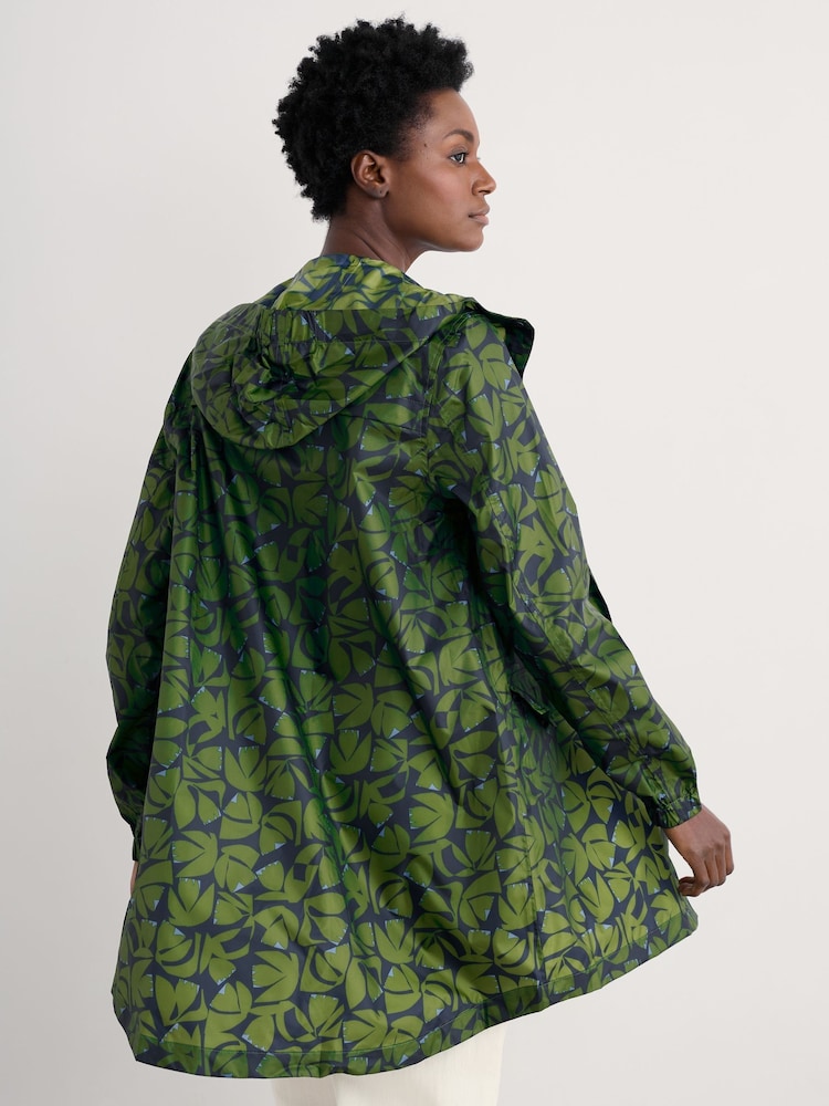Seasalt Cornwall Green Waterproof Jacket - Image 2 of 5