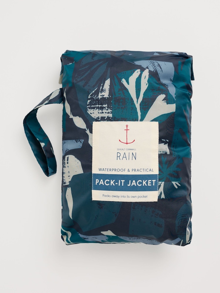 Azul - Seasalt Cornwall Waterproof Jacket - Imagen 5 de 5