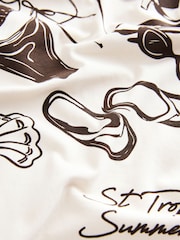 Bikini crema - Camiseta de playa con estampado gráfico - Imagen 8 de 9
