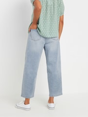 M&Co Blue Lightwash Tapered Jeans - Image 7 of 9