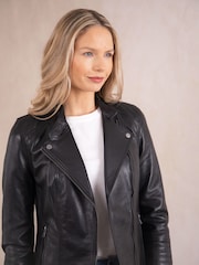 Lakeland Leather Black Tarn Biker Jacket - Image 3 of 8