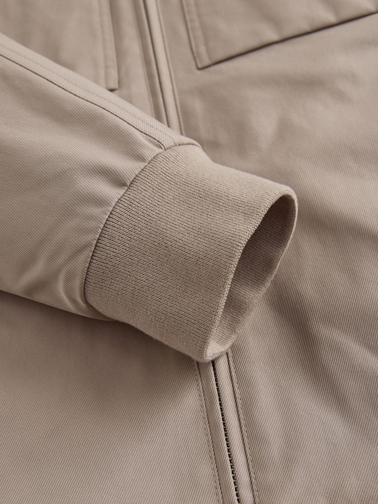 Neutral Shower Resistant Padded Twill Utility Jacket - Image 10 of 10 Neutral Shower Resistant Padded Twill Utility Jacket - Image 10 of 10