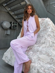 NOISY MAY Stripe Trousers - Image 2 of 2