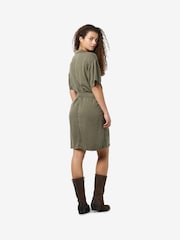 NOISY MAY Green Tie waist Shirt Dress - Image 3 of 5