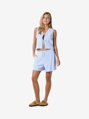 NOISY MAY Blue Stripe Shorts - Image 4 of 5