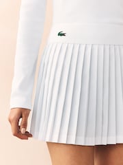 Lacoste Ultra Dry Tennis White Skirt - Image 3 of 4