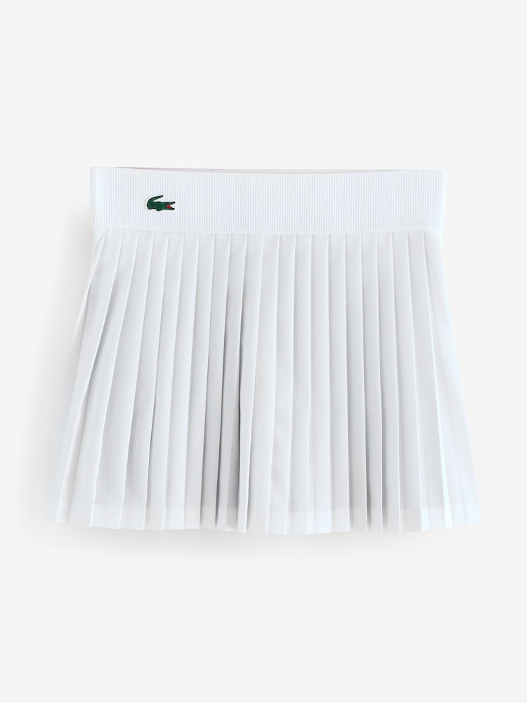 Lacoste Ultra Dry Tennis White Skirt - Image 4 of 4