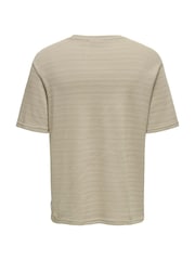 Only & Sons Textured Short Sleeve T-Shirt - Bild 3 von 3