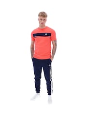 Sergio Tacchini Red Master Crew Neck 100% Cotton T-Shirt - Image 2 of 4