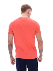 Sergio Tacchini Red Master Crew Neck 100% Cotton T-Shirt - Image 4 of 4