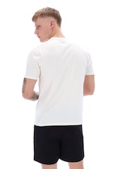 Fila Cream Yaxley 2 Premium Essential 100% Cotton T-Shirt - Image 2 of 4