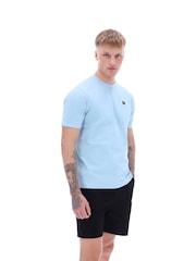 Синий - Футболка Fila Yaxley 2 Premium Essential из 100% хлопка - Изображение 3 из 5