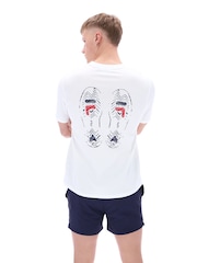 Fila White Skye Graphic 100% Cotton T-Shirt - Image 2 of 3