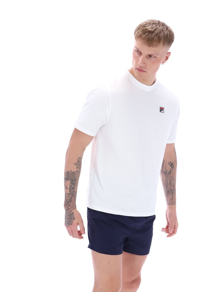 Fila White Skye Graphic 100% Cotton T-Shirt - Image 3 of 3