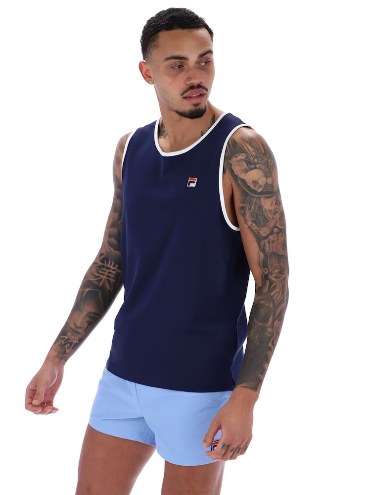 Fila Blue Robin Ringer Vest - Image 2 of 4