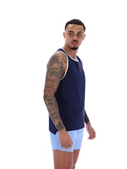 Fila Blue Robin Ringer Vest - Image 3 of 4
