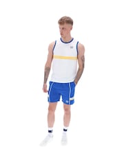 Sergio Tacchini White Slim Fit Dallas 100% Cotton Tank Top - Image 2 of 4