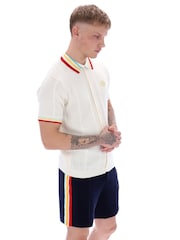 Sergio Tacchini Slice Knit 100% Cotton Polo Shirt - صورة 3 من 4