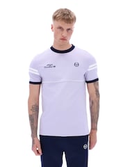 Sergio Tacchini Purple Orion Davis 100% Cotton T-Shirt - Image 1 of 4