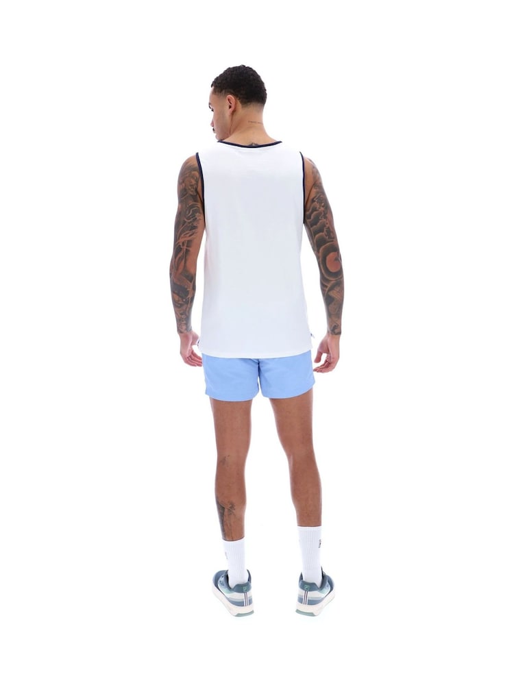 أبيض - Fila Robin Ringer Vest - صورة 2 من 4