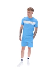 Sergio Tacchini Blue Master Crew Neck 100% Cotton T-Shirt - Image 1 of 4