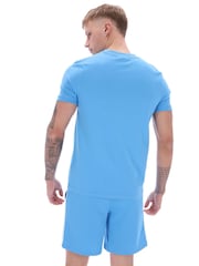 Sergio Tacchini Blue Master Crew Neck 100% Cotton T-Shirt - Image 4 of 4