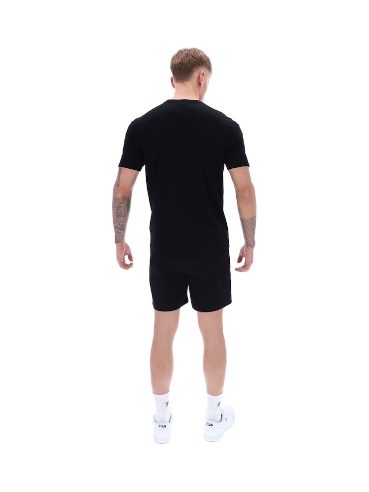 Чорний - Футболки Fila Yaxley 2 Premium Essential 100% Cotton - Image 4 of 5
