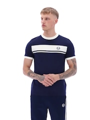 Sergio Tacchini Blue Master Crew Neck 100% Cotton T-Shirt - Image 1 of 4
