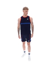 Sergio Tacchini Blue Slim Fit Dallas 100% Cotton Tank Top - Image 2 of 4