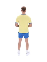Желтый - Fila Marconi Essential Ringer 100% Cotton T-Shirt - Image 2 of 4