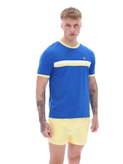 Fila Razee Laid on Stripe 100% Cotton T-Shirt - صورة 3 من 4
