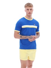 Fila Razee Laid on Stripe 100% Cotton T-Shirt - صورة 4 من 4
