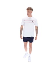 Белый - Футболка из 100% хлопка с контрастной отделкой Fila Williams - Изображение 1 из 4