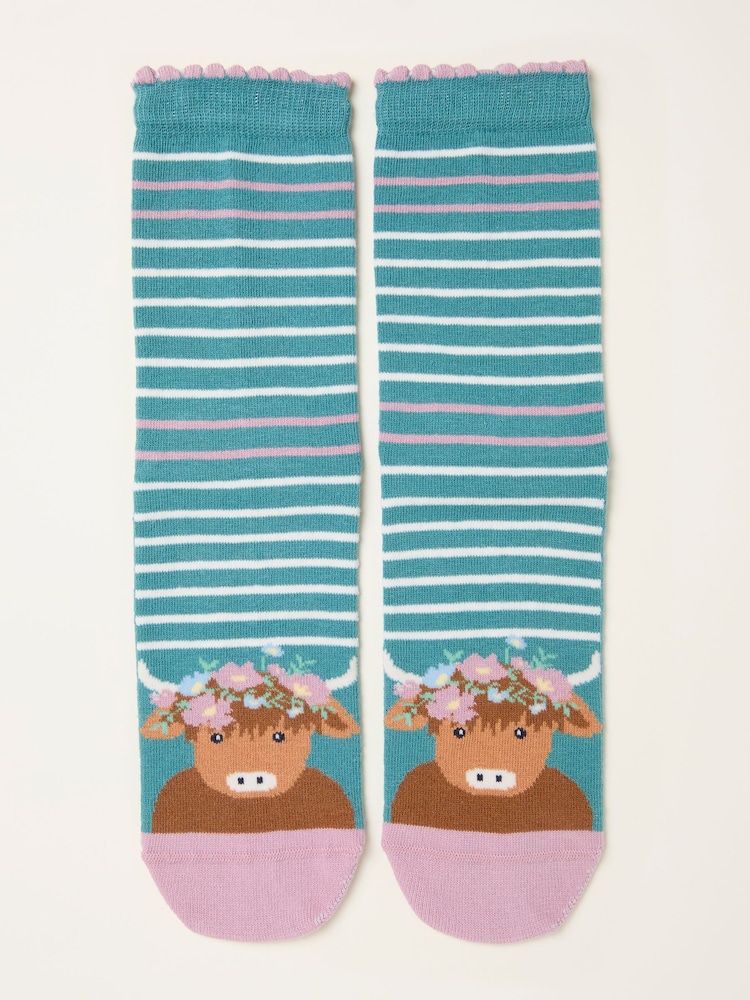 Meias FatFace Highland Cow - Imagem 1 de 2