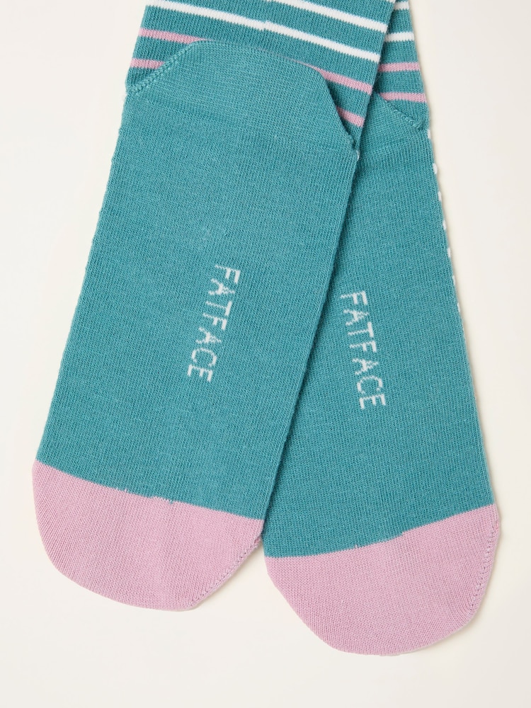 FatFace Green Highland Cow Socks - Image 2 of 2 FatFace Green Highland Cow Socks - Image 2 of 2