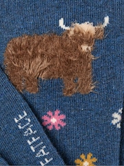 FatFace Highland Cow Socks - Imagem 2 de 2