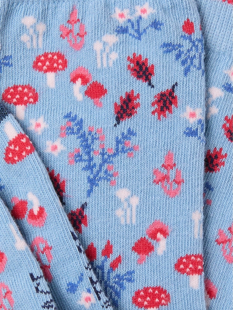 FatFace Autumn Floral Socks - Imagem 2 de 2