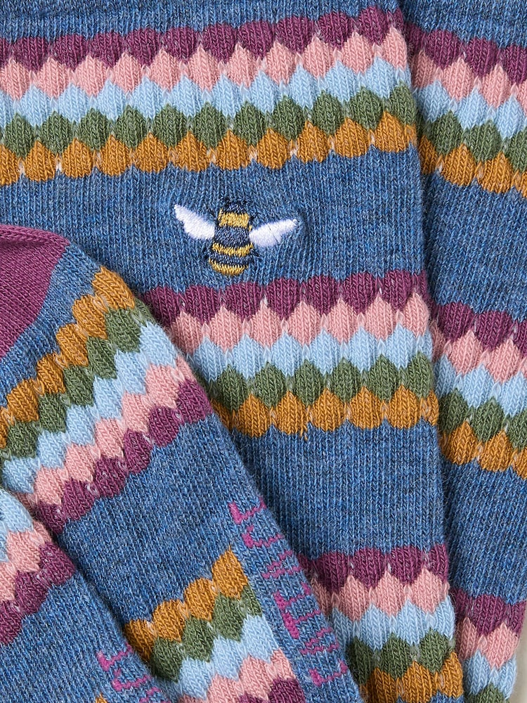 FatFace Textured Bee Socks - Imagen 2 de 2