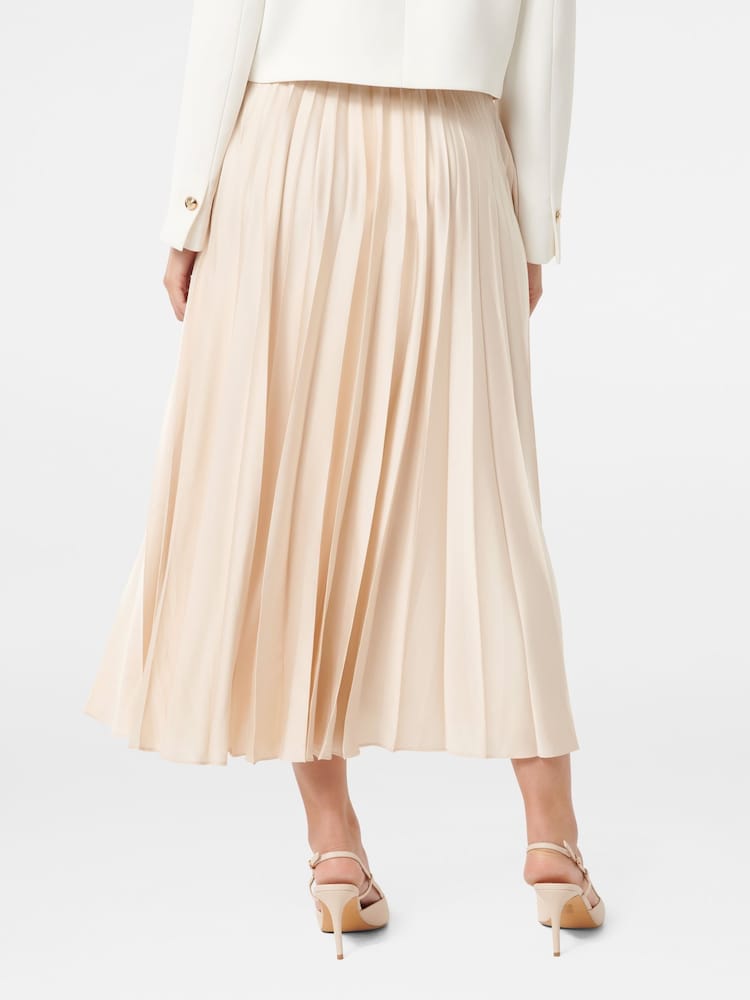 Forever New Cream Delphine Pleated Maxi Skirt - Image 2 of 5