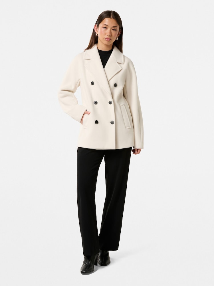 Forever New Bianca Double Breasted Mid Length Coat - Bild 5 von 5 Forever New Bianca Double Breasted Mid Length Coat - Bild 5 von 5