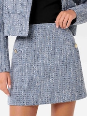 Forever New Blue Marley Mini Skirt - Image 1 of 5