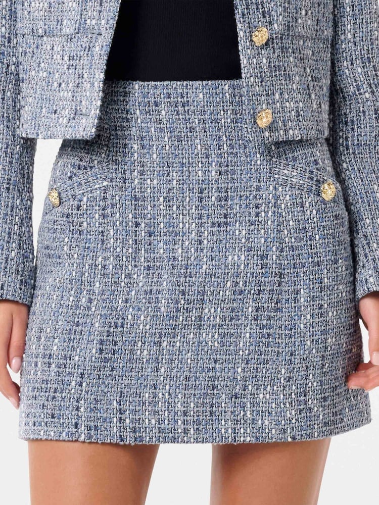 Forever New Blue Marley Mini Skirt - Image 2 of 5