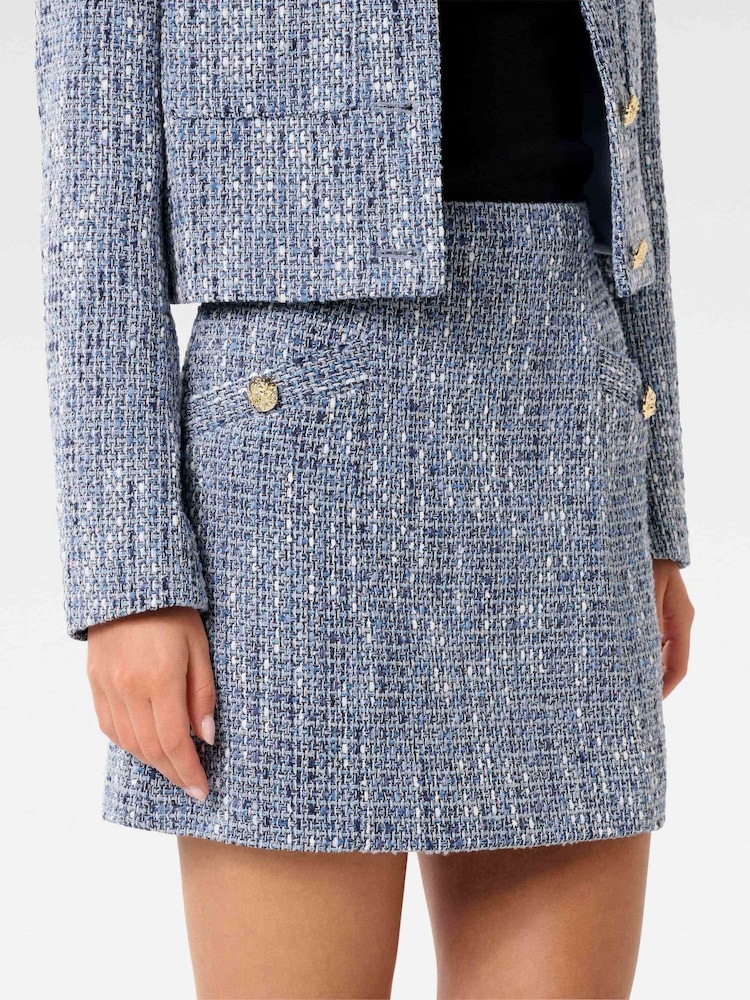 Forever New Blue Marley Mini Skirt - Image 4 of 5