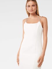 Forever New White Tanaya Diamante Midi Dress - Image 3 of 4