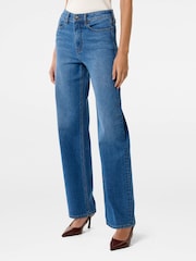 Forever New Blue Skyla Straight Leg Jeans - Image 3 of 4