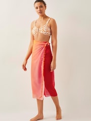 Monsoon Orange Miley Ombré Sarong - Image 1 of 5