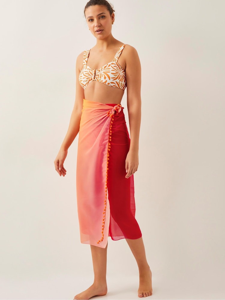 Monsoon Orange Miley Ombré Sarong - Image 1 of 5 Monsoon Orange Miley Ombré Sarong - Image 1 of 5