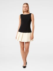 Forever New Black Zali Two In One Mini Dress - Image 3 of 5